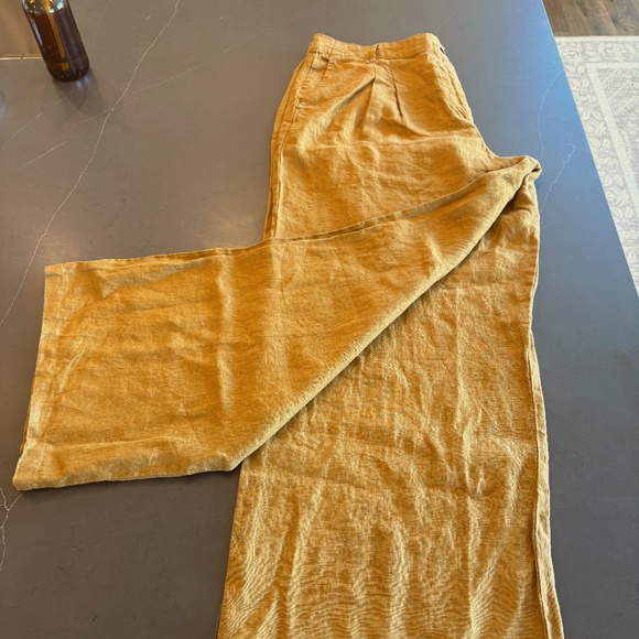 Boden Wide Leg Linen pants size 14 Women's - Picture 1 of 8